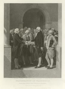 Die Amtseinführung von Washington von Alonzo Chappel
