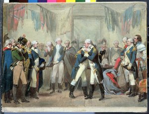 Washingtons Abschied von seinen Offizieren