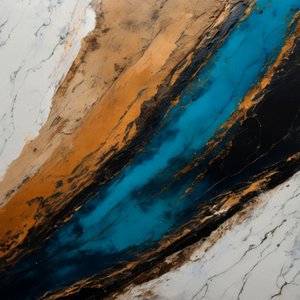 Tiefblauer Canyonfluss