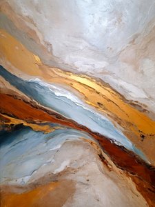 Goldener Blauer Fluss