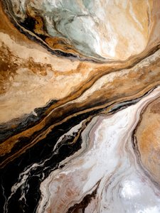 Goldener Marmorfluss
