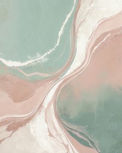 Grün-pinker Marmorfluss