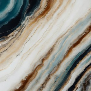 Teal-Gold-Flüssiger Marmor