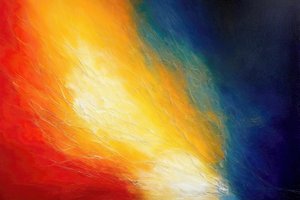 Lebendige Abstrakte Farbexplosion