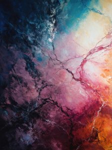 Lebendiger kosmischer Marmor
