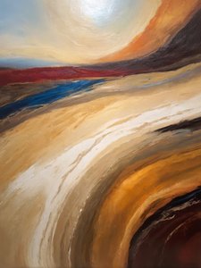 Vibrante Wüstenlandschaft