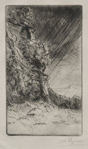 Ein Windstoß von Alphonse Legros
