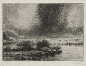 Ein Sturm von Alphonse Legros