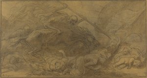 Nach der Schlacht von Alphonse Legros