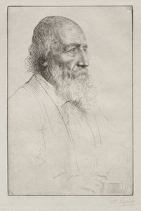Alfred Lord Tennyson von Alphonse Legros