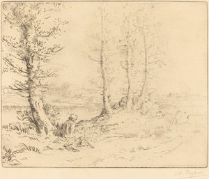 Entlang des Flusses von Alphonse Legros