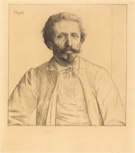Auguste Delatre von Alphonse Legros