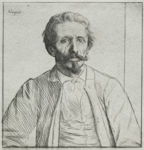 Auguste Delâtre von Alphonse Legros