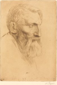 Auguste Rodin von Alphonse Legros