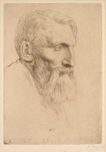 Auguste Rodin von Alphonse Legros