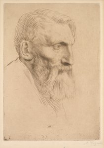 Auguste Rodin, 1881 von Alphonse Legros