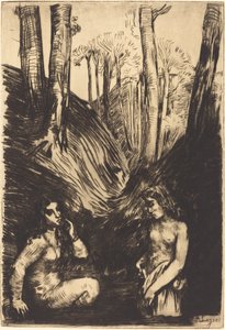Badende von Alphonse Legros