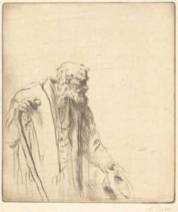 Bettler (Un mendiant) von Alphonse Legros