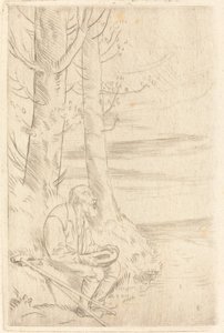 Blinder Bettler von Alphonse Legros