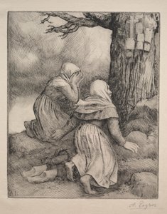 Verneigung vor dem Baum von Alphonse Legros