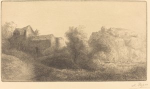 Brücke an der Mühle (Le pont du moulin)