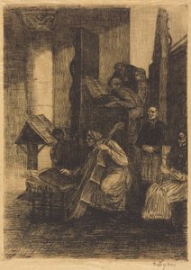 Chor in einer spanischen Kirche (La choeur d