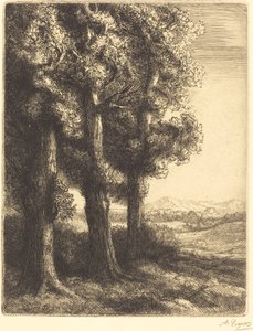 Ecke eines Waldes von Alphonse Legros