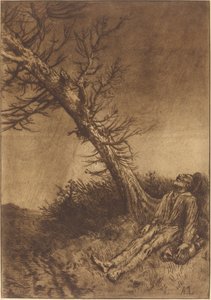 Tod des Vagabunden La mort du vagabond von Alphonse Legros