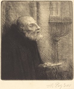 Verteiler des Weihwassers von Alphonse Legros