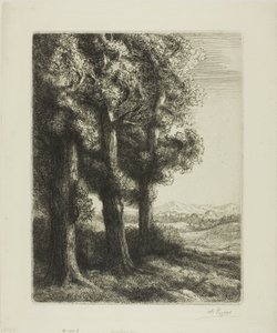 Waldrand von Alphonse Legros