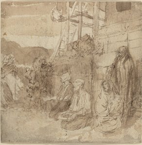 Englische Bettler von Alphonse Legros