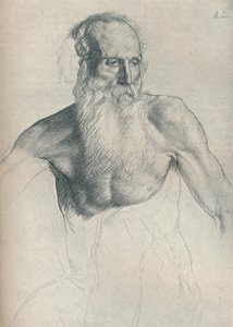 Studie eines alten Mannes mit langem Bart, um 1895, 1923