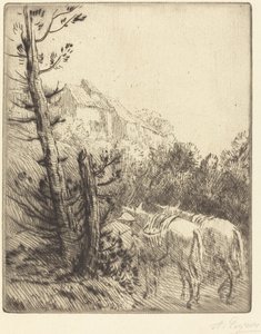 Bauernhof auf dem Hügel La ferme sur le coteau