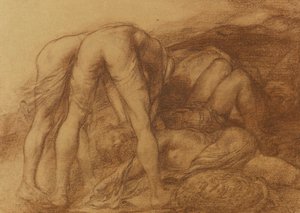 Figuren, die tote Soldaten entfernen von Alphonse Legros