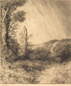 Windstoß Le coup de vent von Alphonse Legros
