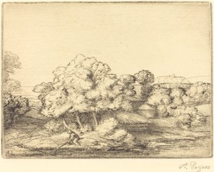 Weiler am See von Alphonse Legros