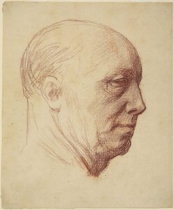 Kopf eines Mannes von Alphonse Legros