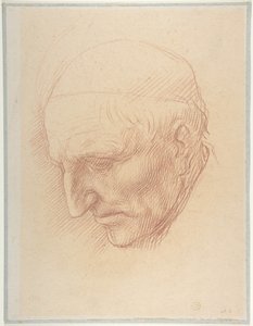 Kopf eines Kirchendieners von Alphonse Legros