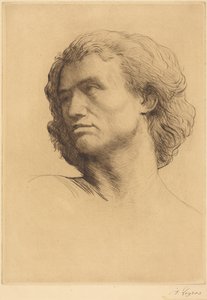 Kopf eines Mannes von Alphonse Legros
