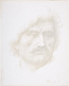 Kopf eines Mannes von Alphonse Legros