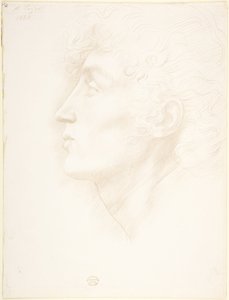 Kopf eines irischen Mädchens von Alphonse Legros