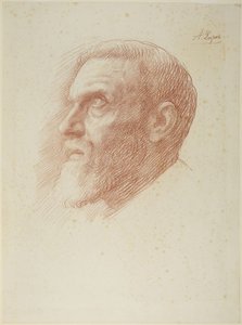 Kopf des Künstlers von Alphonse Legros