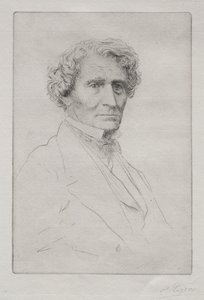 Hector Berlioz von Alphonse Legros