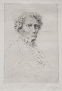 Hector Berlioz von Alphonse Legros