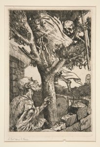 Der Tod im Birnbaum von Alphonse Legros