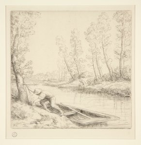 Der Morgen am Fluss von Alphonse Legros