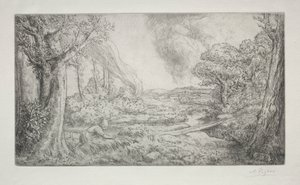Landschaft von Alphonse Legros