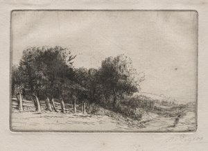 Landschaft von Alphonse Legros