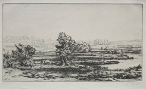 Landschaft von Alphonse Legros