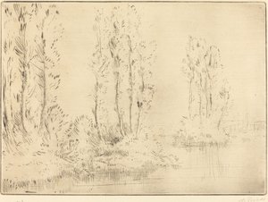 Landschaft von Alphonse Legros